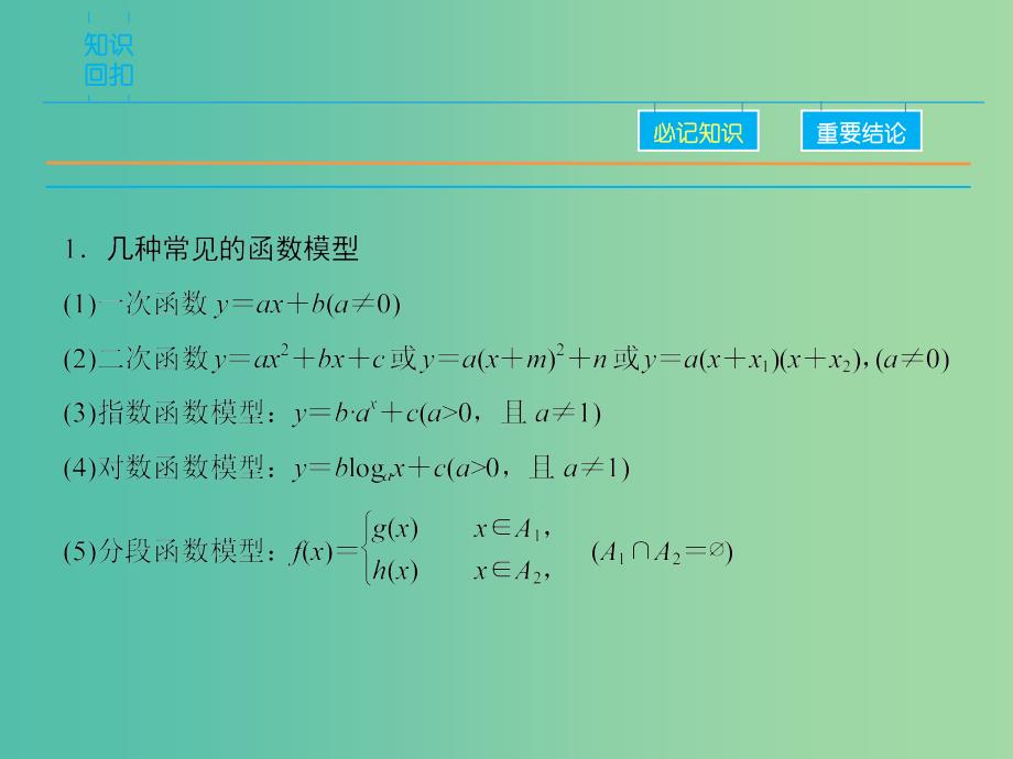 高考数学二轮复习 第1部分 专题2 必考点5 函数与方程及函数的应用课件 文.ppt_第3页