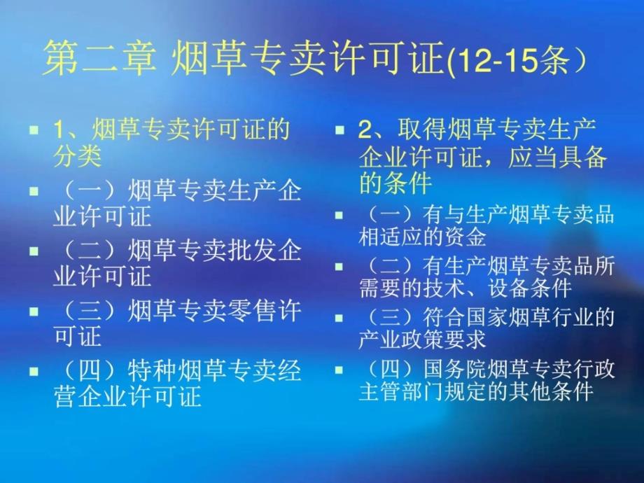 烟草专卖法实施条例课件法学高级教导教导专区整理版_第4页