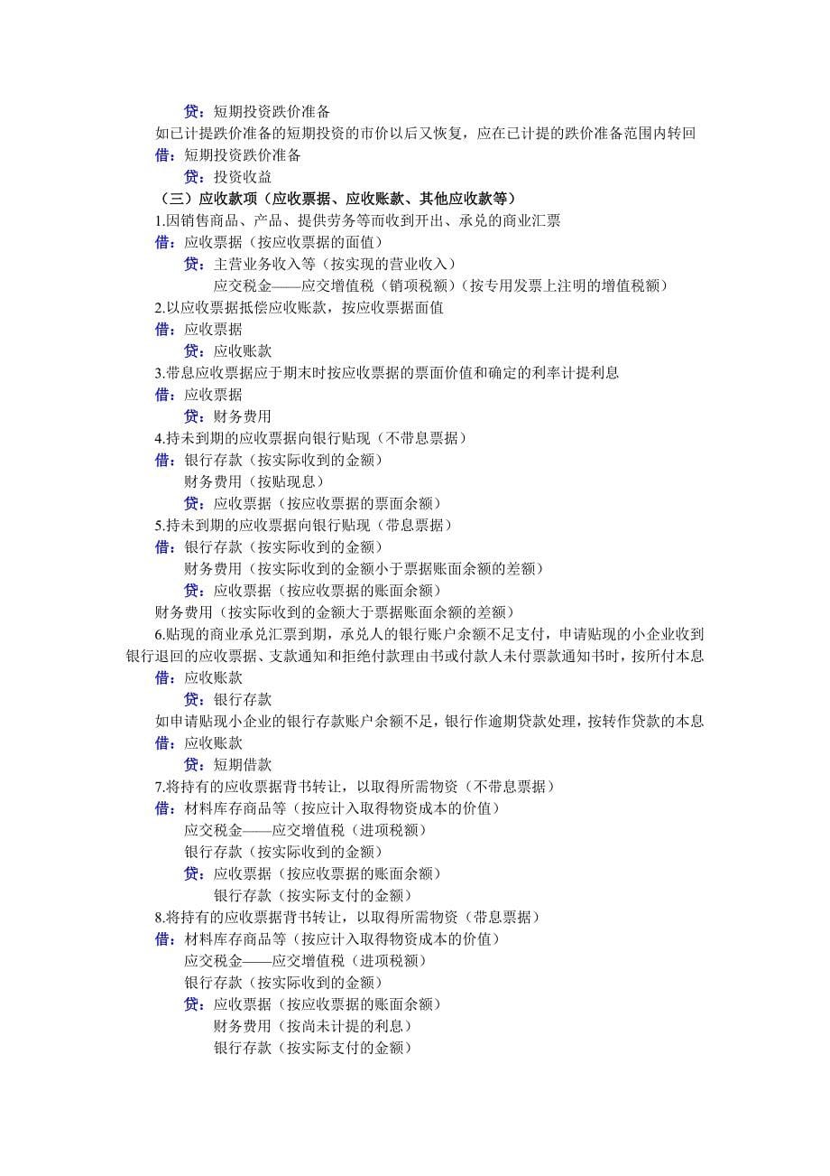 小企业会计制度会计分录举例.doc_第5页