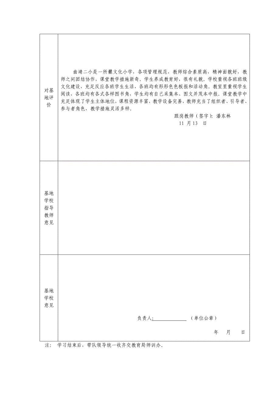 教师跟岗学习自我鉴定及考核表.doc_第5页