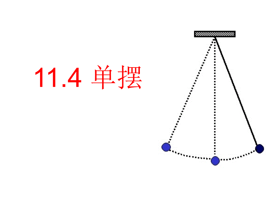 初中八年级(初二)物理-摆球的质量单摆的周期公式-课件_第1页