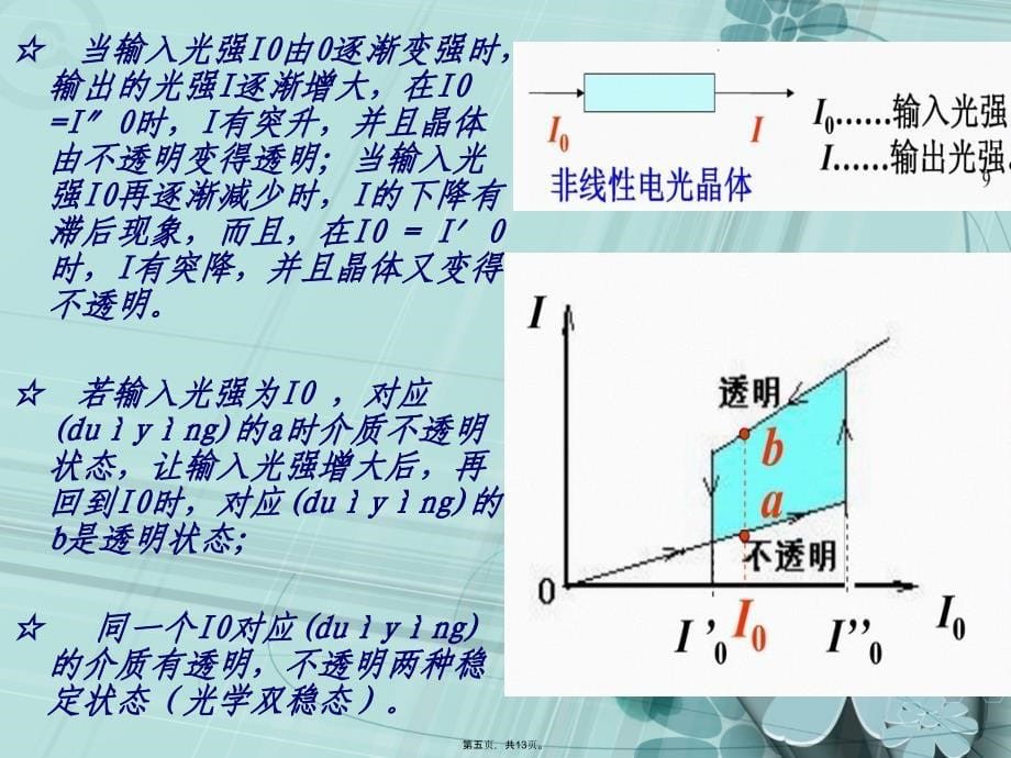 光学双稳态复习过程_第5页