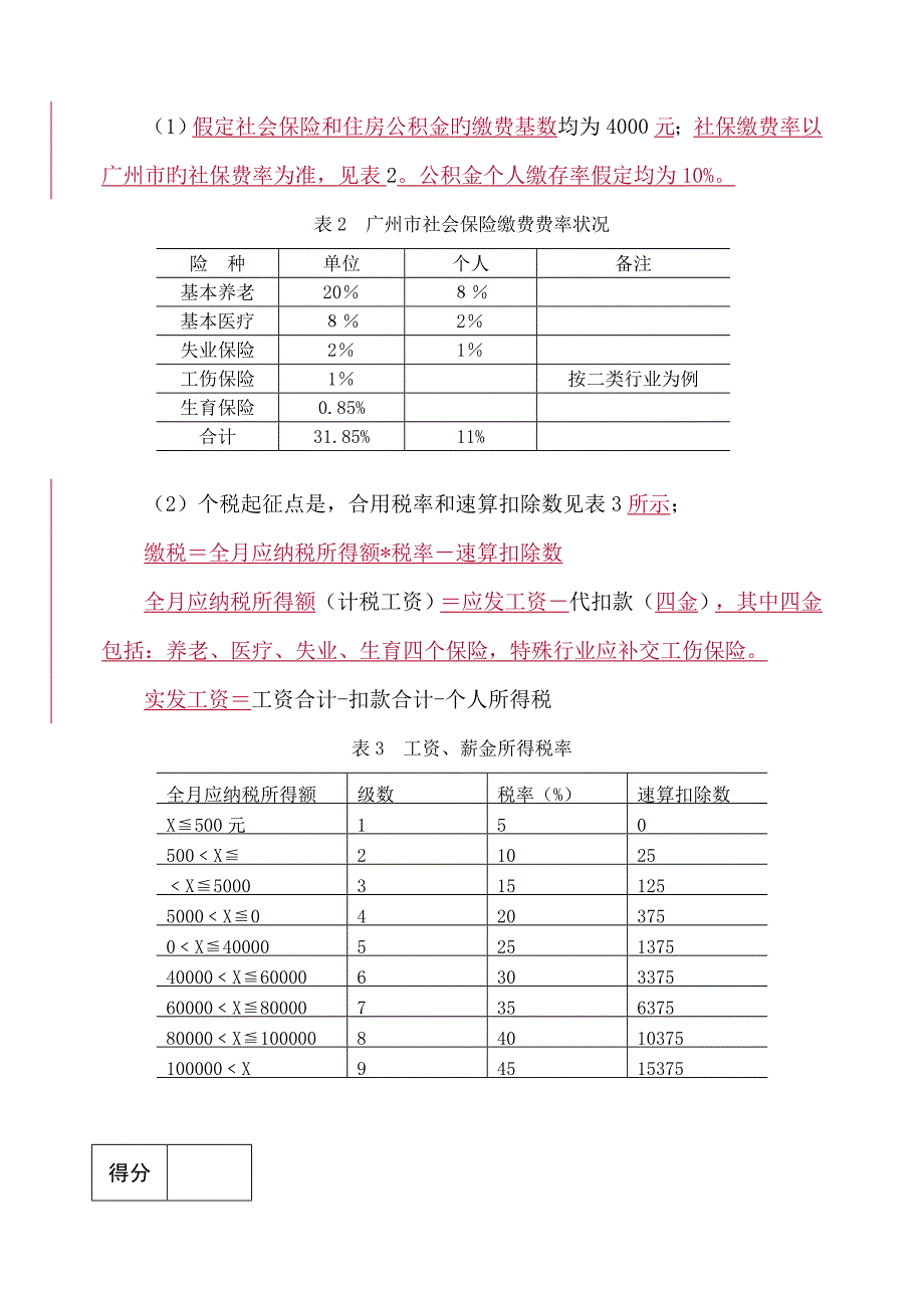 人力资源开发与管理课程实训试卷_第3页