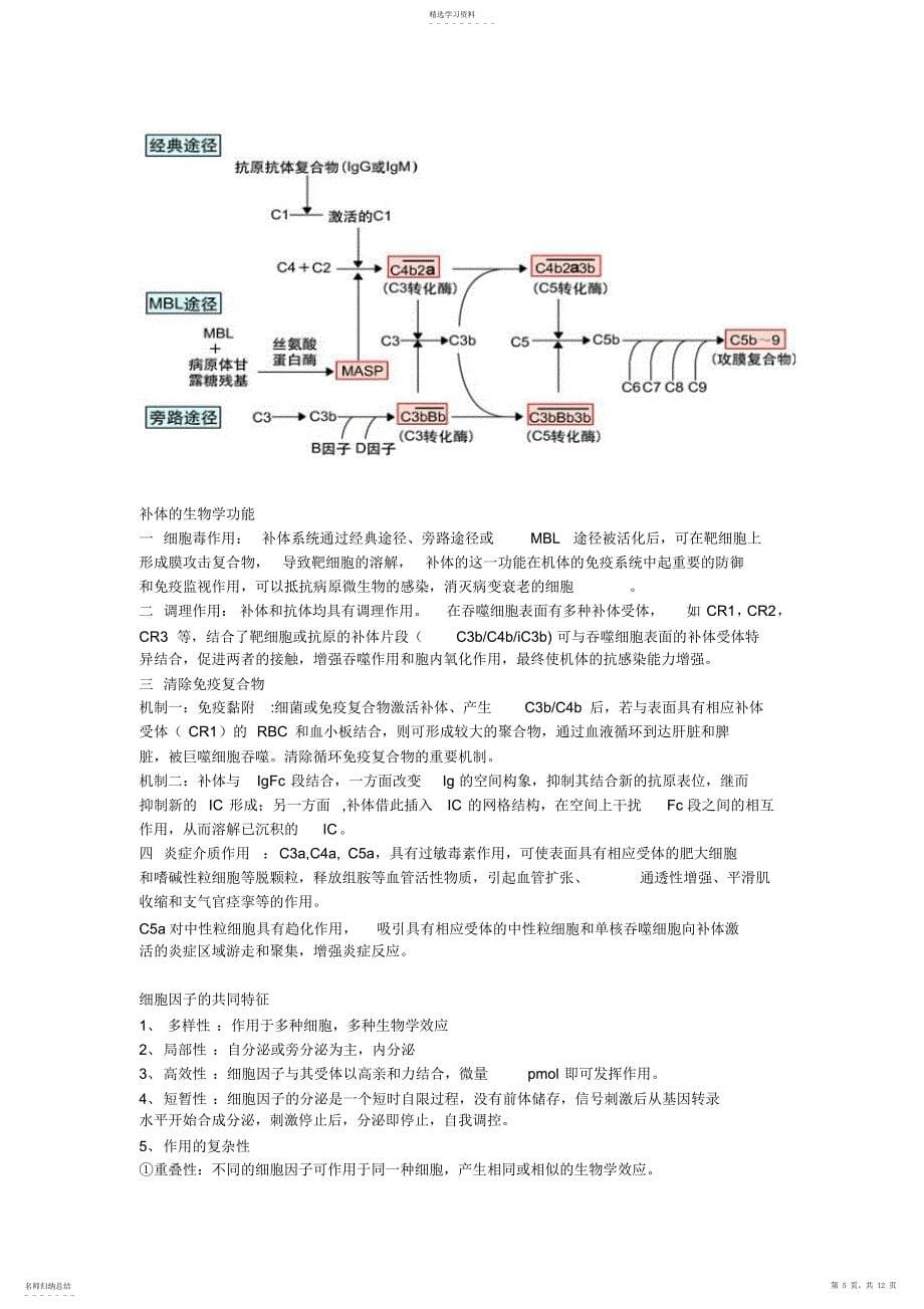 2022年大学医学免疫重点总结_第5页