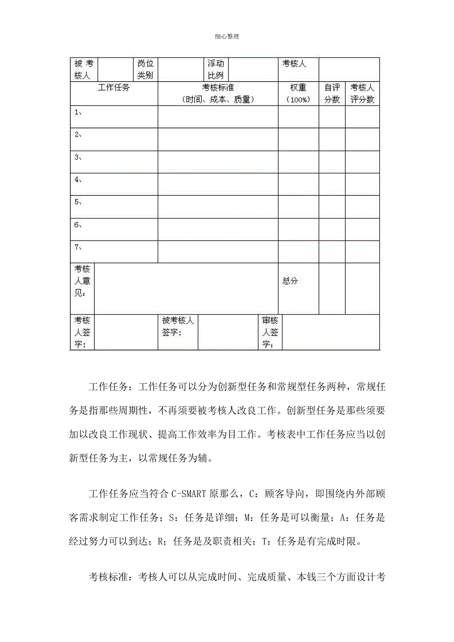 绩效考核流程的九个环节_第4页