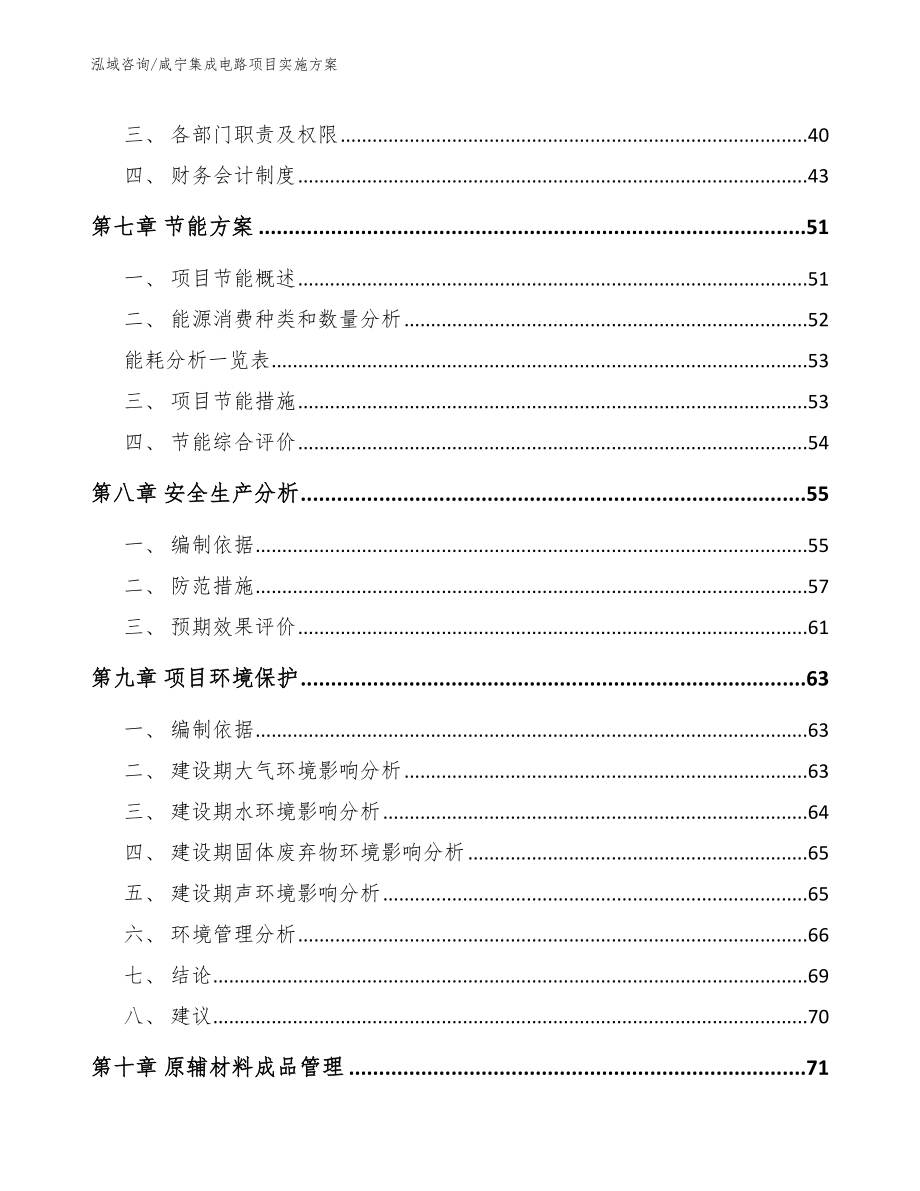 咸宁集成电路项目实施方案_模板范本_第4页