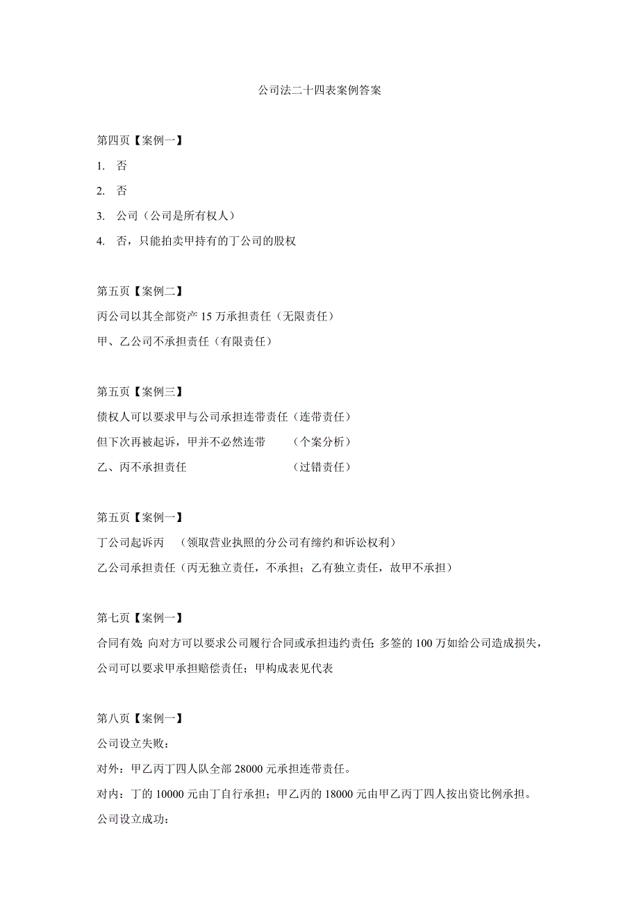 公司法案例分析题答案_第1页