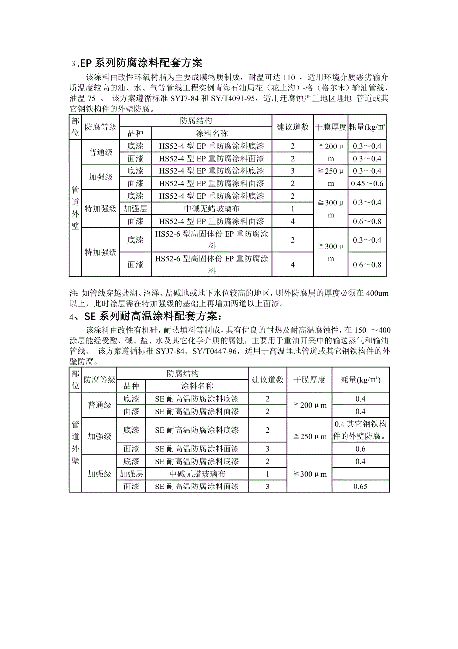 埋地管道外防腐涂料配套方案_第2页