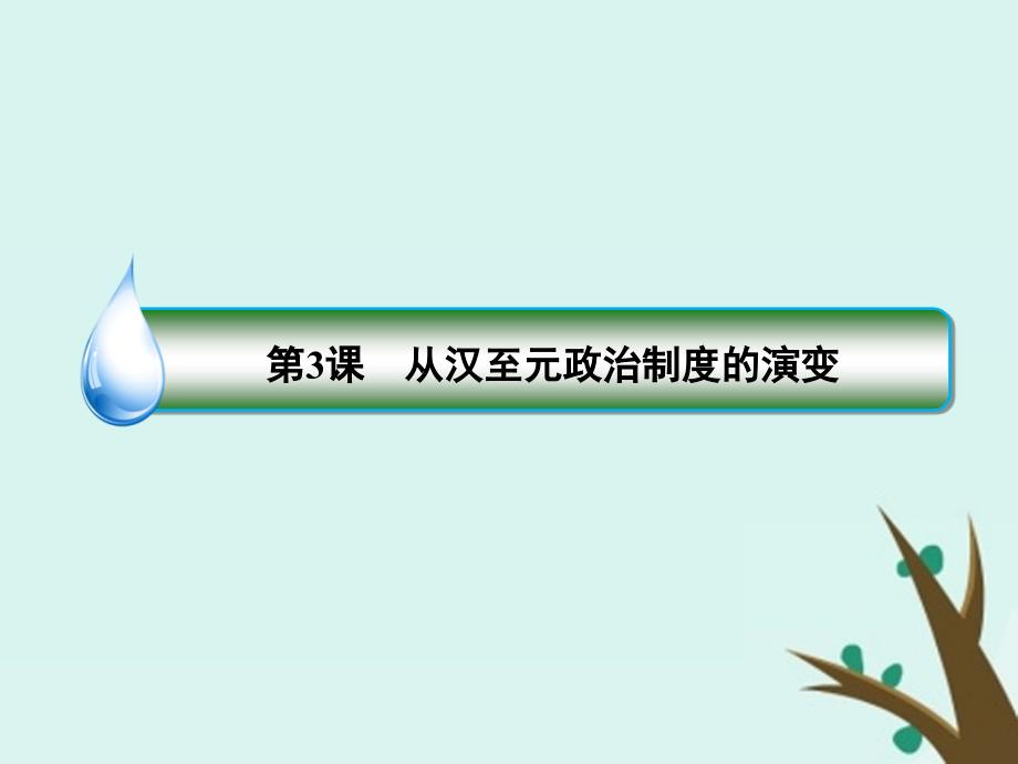 （名师伴你行）2020高考历史总复习 第一单元 古代中国的政治制度 3 从汉至元政治制度的演变课件 新人教版_第3页