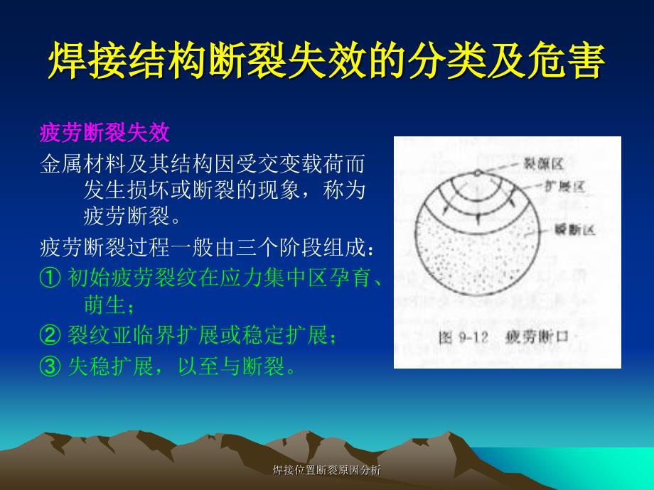 焊接位置断裂原因分析课件_第3页