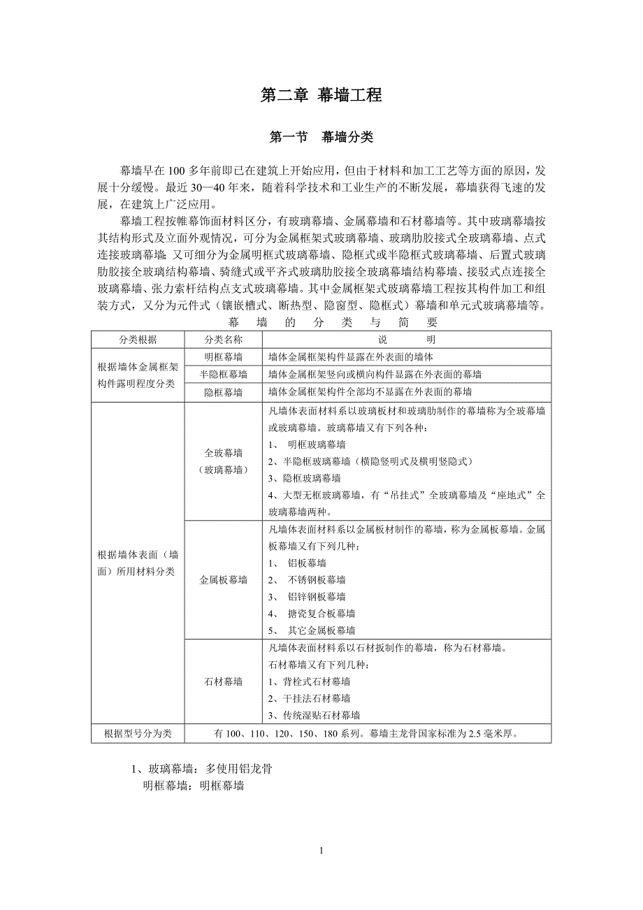 幕墙门窗专业培训知识-2_第1页