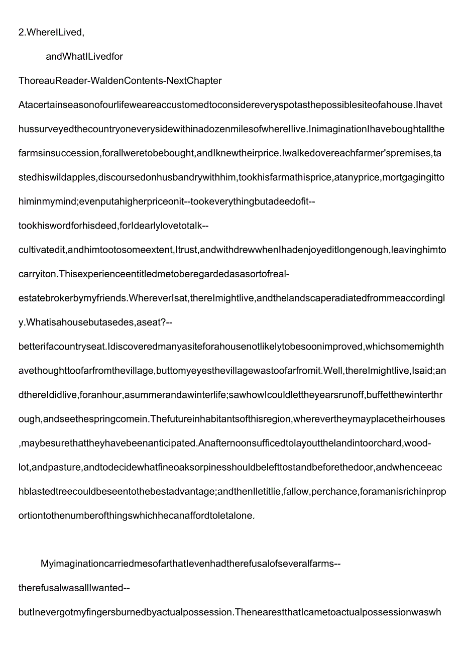 ThoreauReader瓦尔登湖中英文原版_第1页