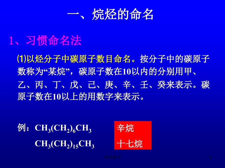 常见有机物的系统命名法【课堂使用】_第2页