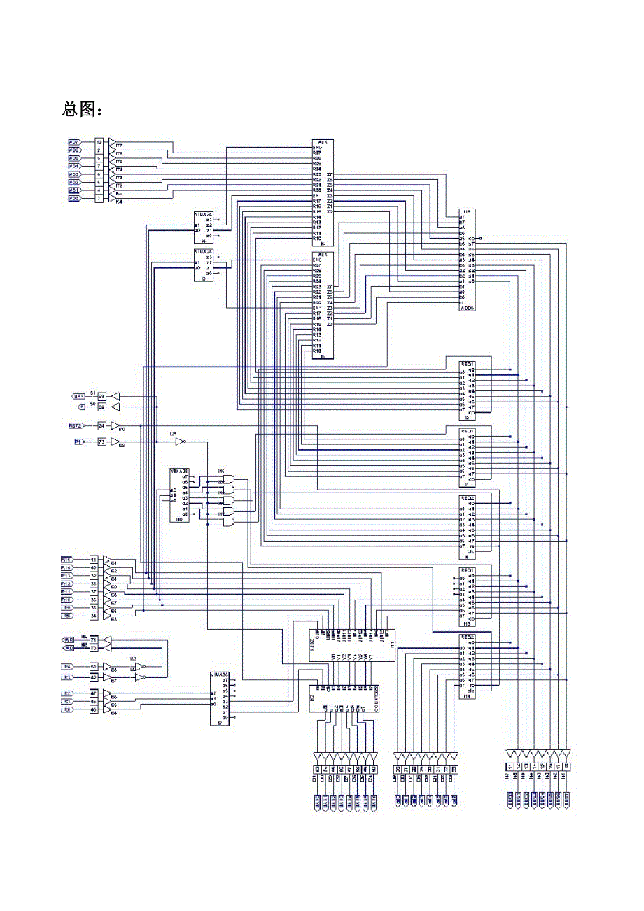 计算机组成原理课程设计报告_第4页
