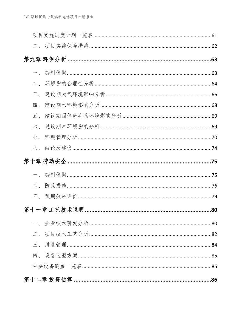 氢燃料电池项目申请报告-范文参考_第3页