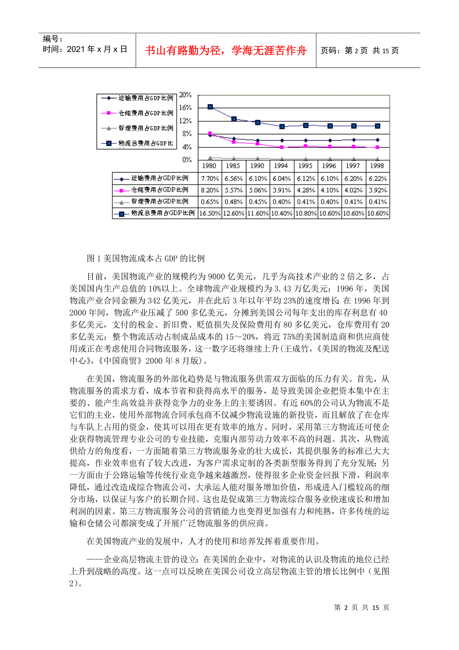 现代物流发展的国际趋势（课题报告全文）_第2页