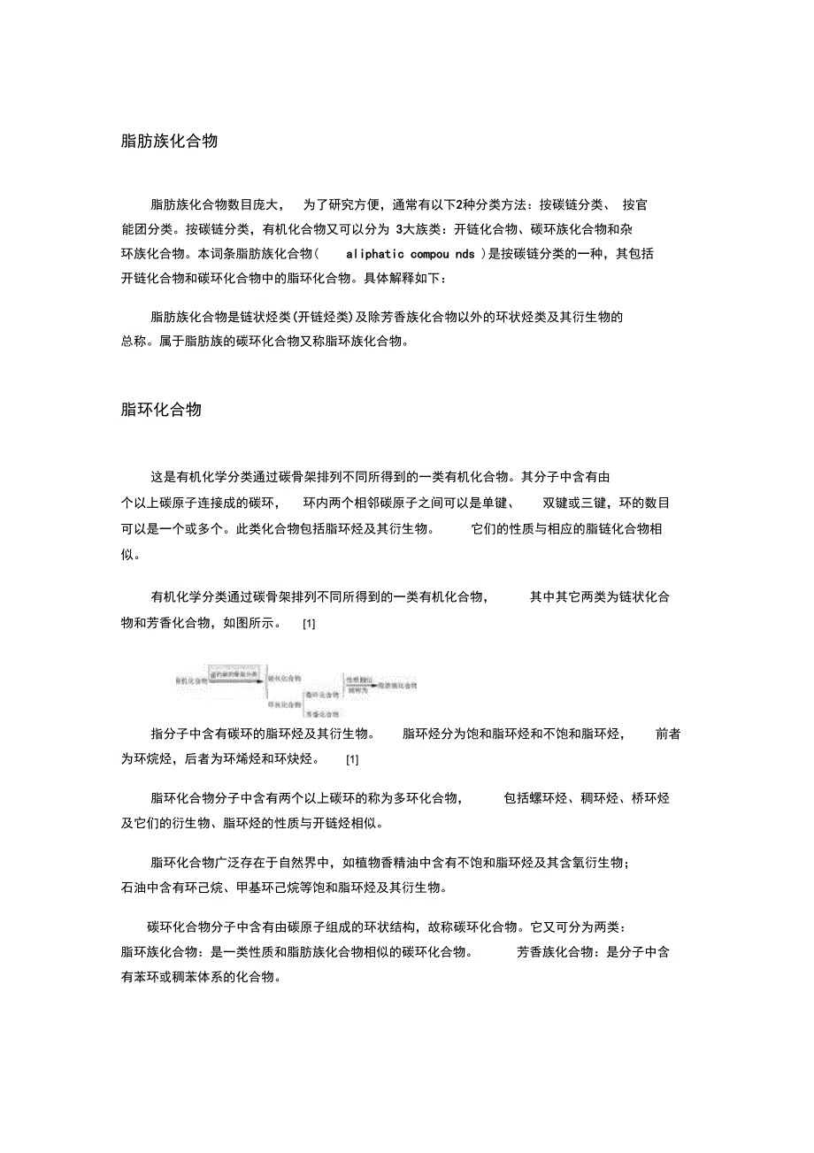 脂肪族化合物_第1页