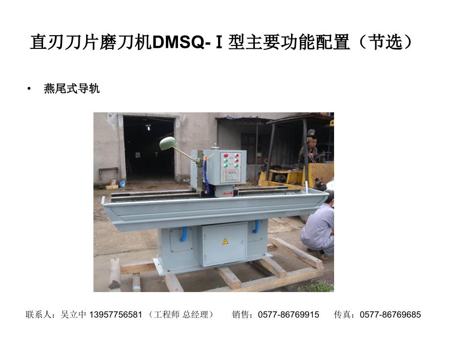 直刃刀片磨刀机DMSQI_第4页