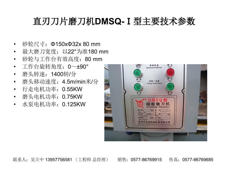 直刃刀片磨刀机DMSQI_第5页