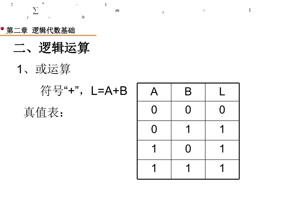 二章节逻辑代数基础_第3页