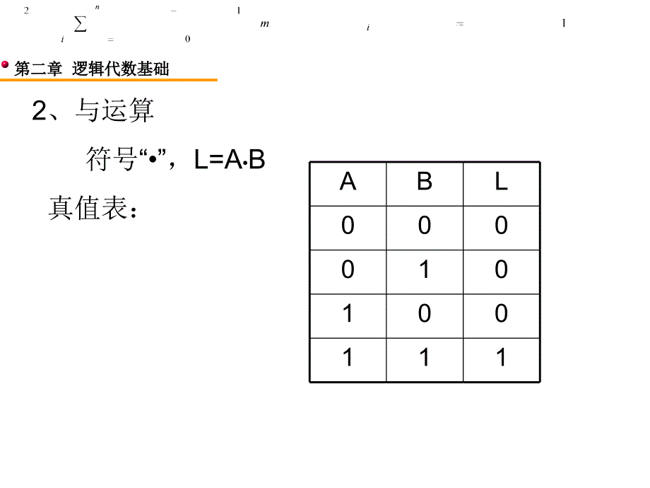 二章节逻辑代数基础_第4页