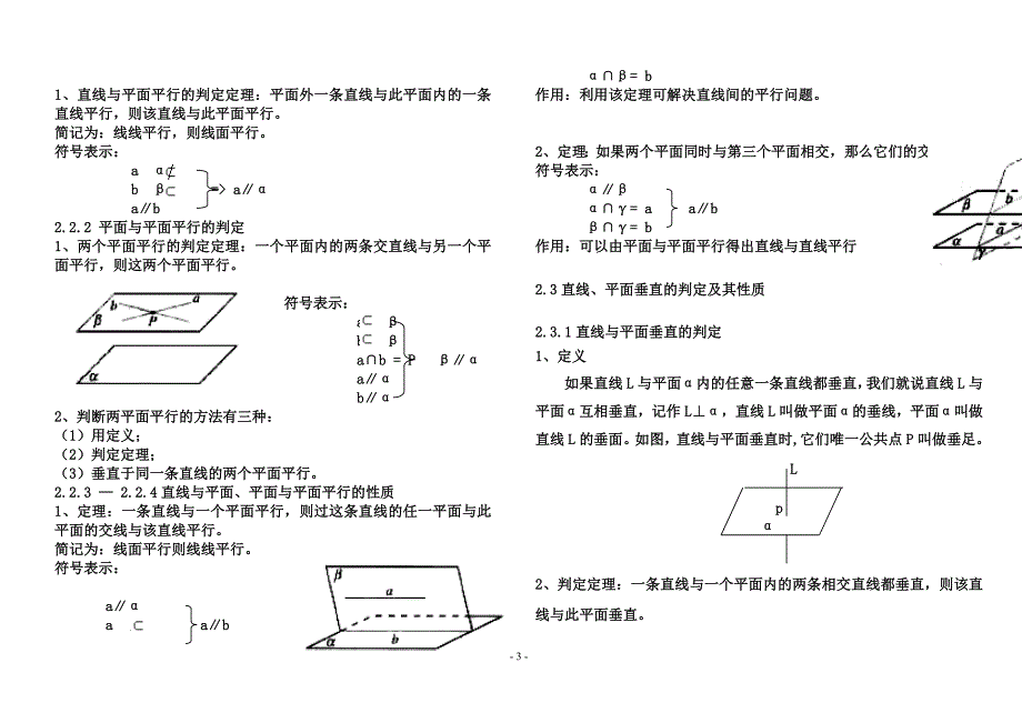 (完整word版)高二数学知识点总结大大全(必修).doc_第3页