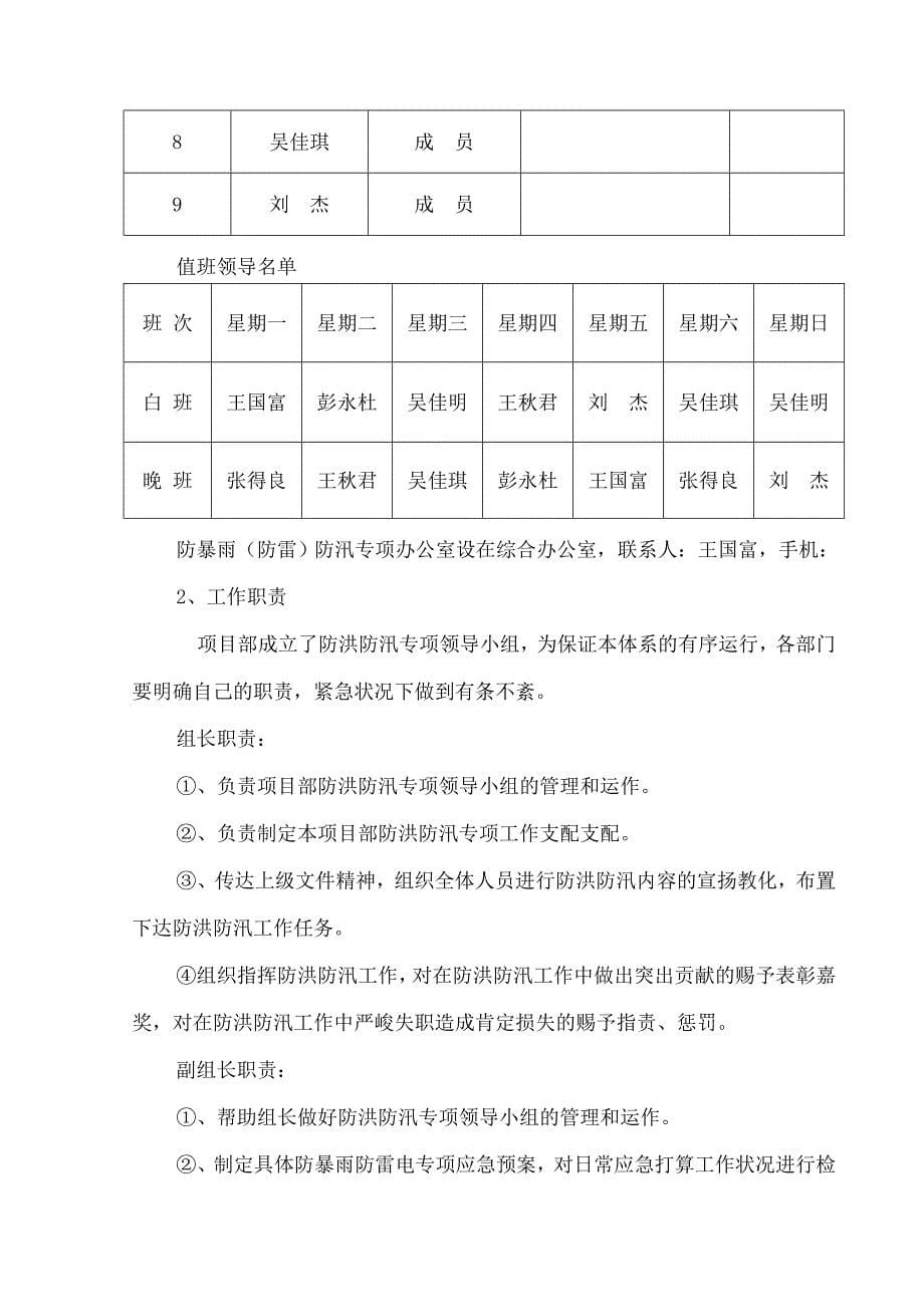长江汛期防洪应急预案最终版教案[1]_第5页