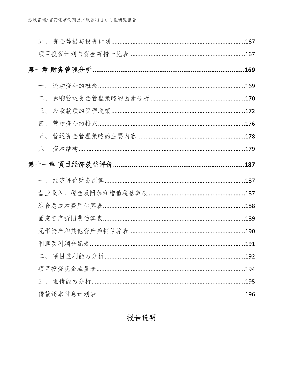 吉安化学制剂技术服务项目可行性研究报告_第4页