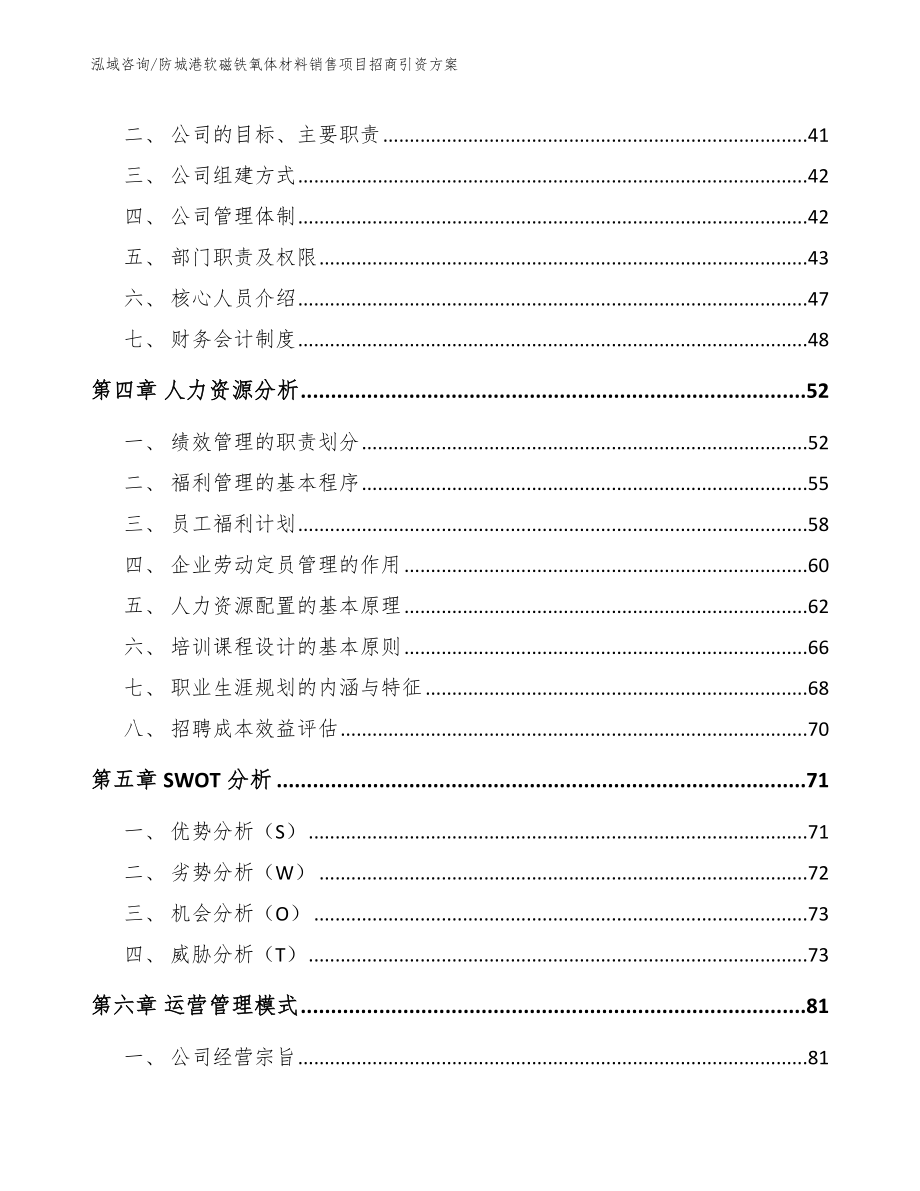 防城港软磁铁氧体材料销售项目招商引资方案_第3页