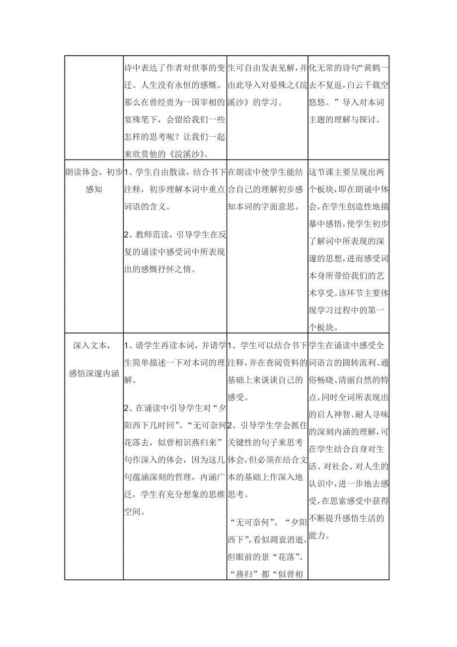 浣溪沙晏殊教学教案设计_第3页