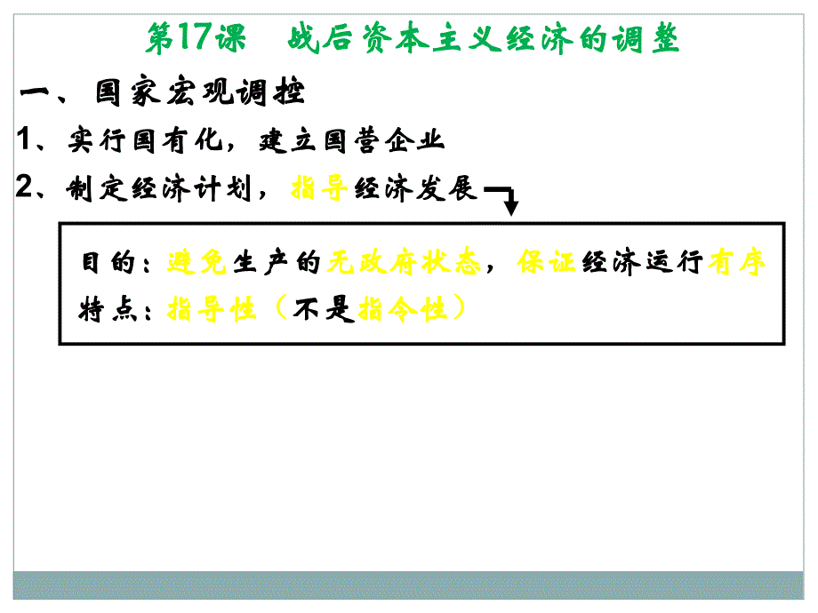 高中历史必修二经济第16课 战后资本主义经济的调整_第4页