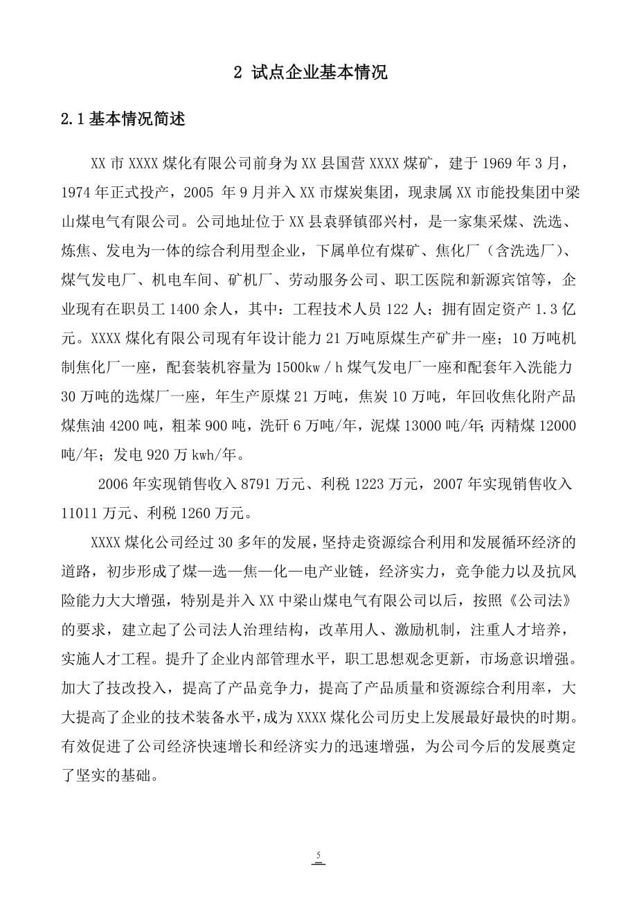 XXXX有限公司循环经济实施方案.doc_第5页