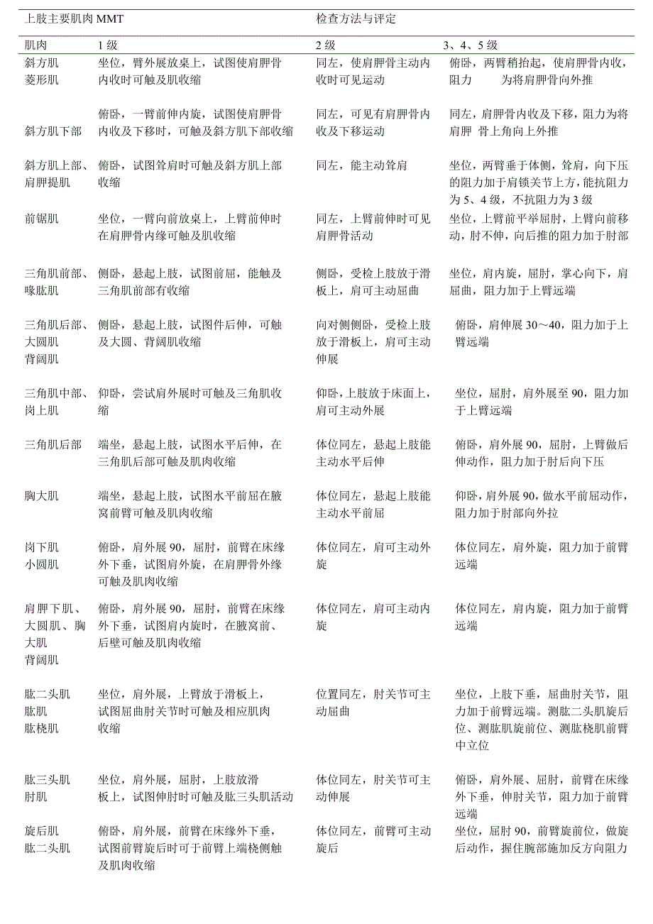 上肢主要肌力评定_第2页