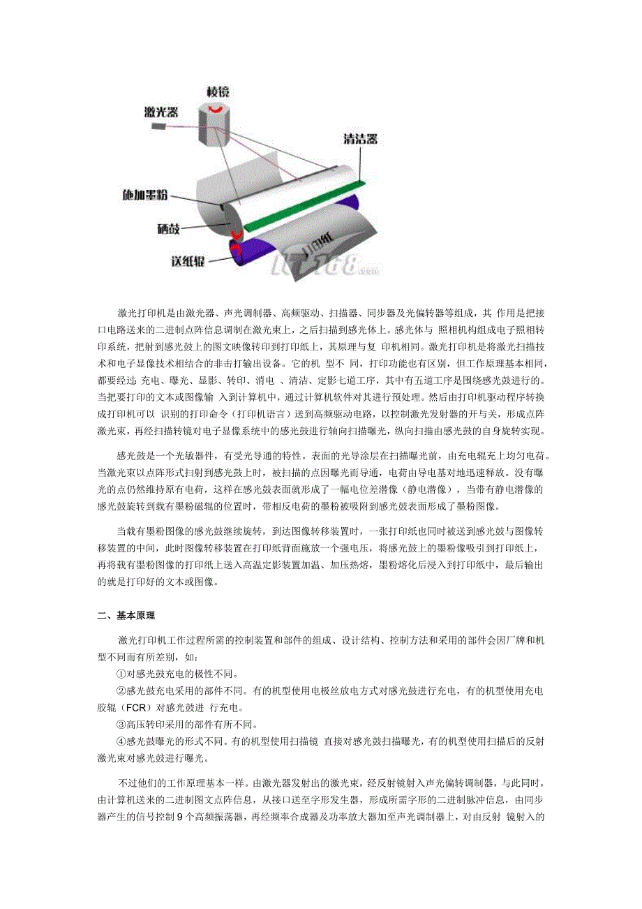 激光打印机结构及原理详解_第2页