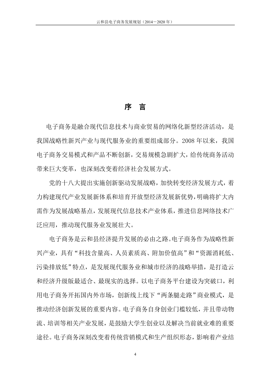 云和县电子商务发展规划_第4页