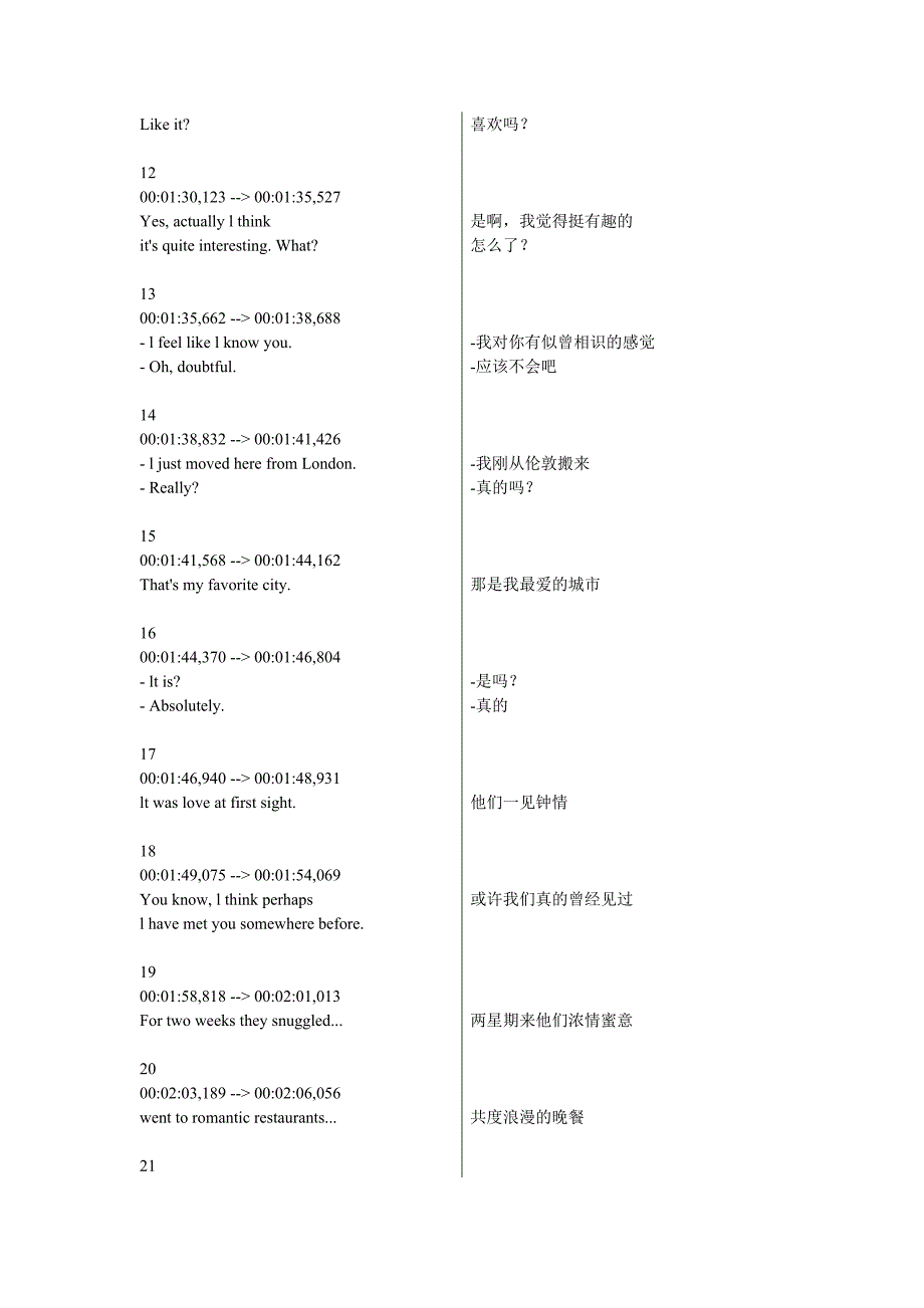 欲望都市第一季第一集中英文对白_第2页