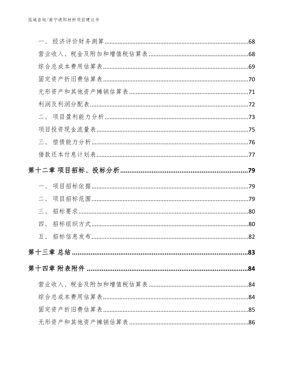 南宁遮阳材料项目建议书（范文）_第4页