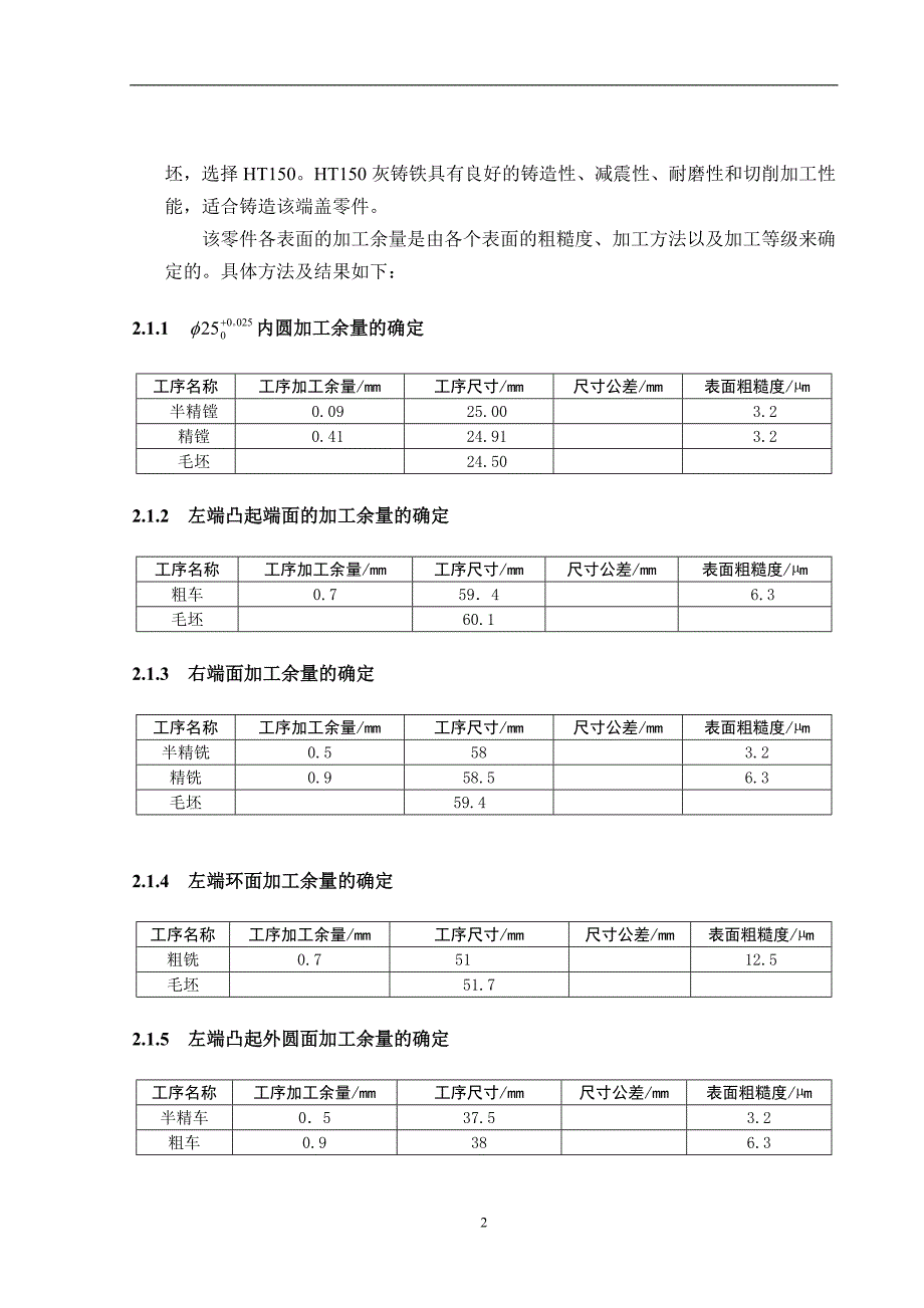 机械制造技术课程设计端盖零件的工艺流程及专用夹具的设计_第4页