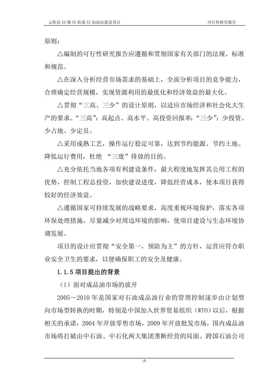 某加油站项目可行性谋划书.doc_第5页