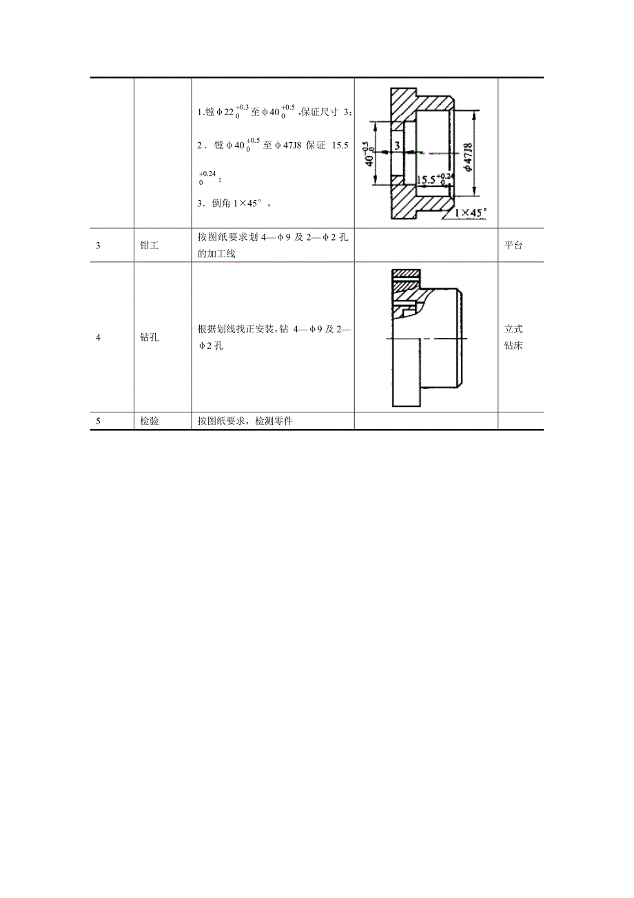 机械加工工艺设计法兰端盖零件_第3页