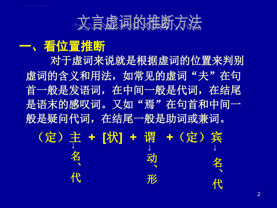 高考文言虚词用法推断技巧ppt课件_第2页