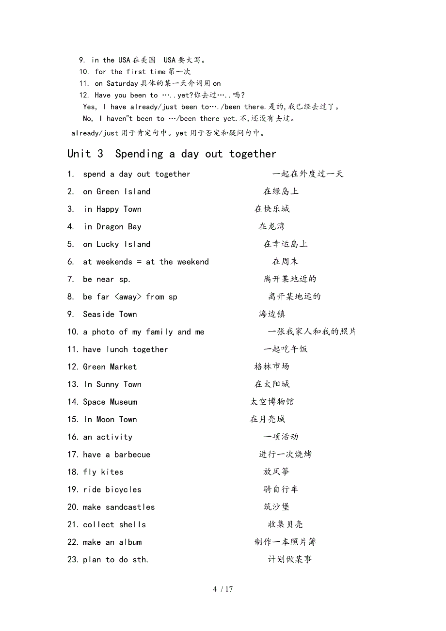 上海版牛津英语6A知识点整理_第4页