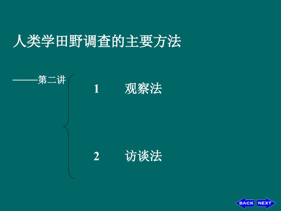 人类学田野调查的主要方法_第1页