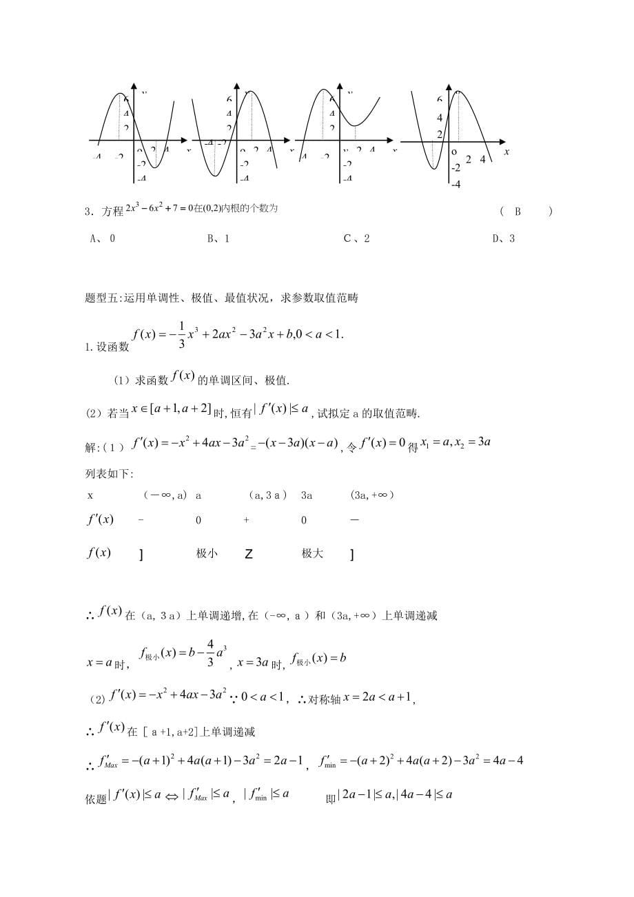 高中数学高考导数题型分析及解题方法(免费下载)[1]_第5页