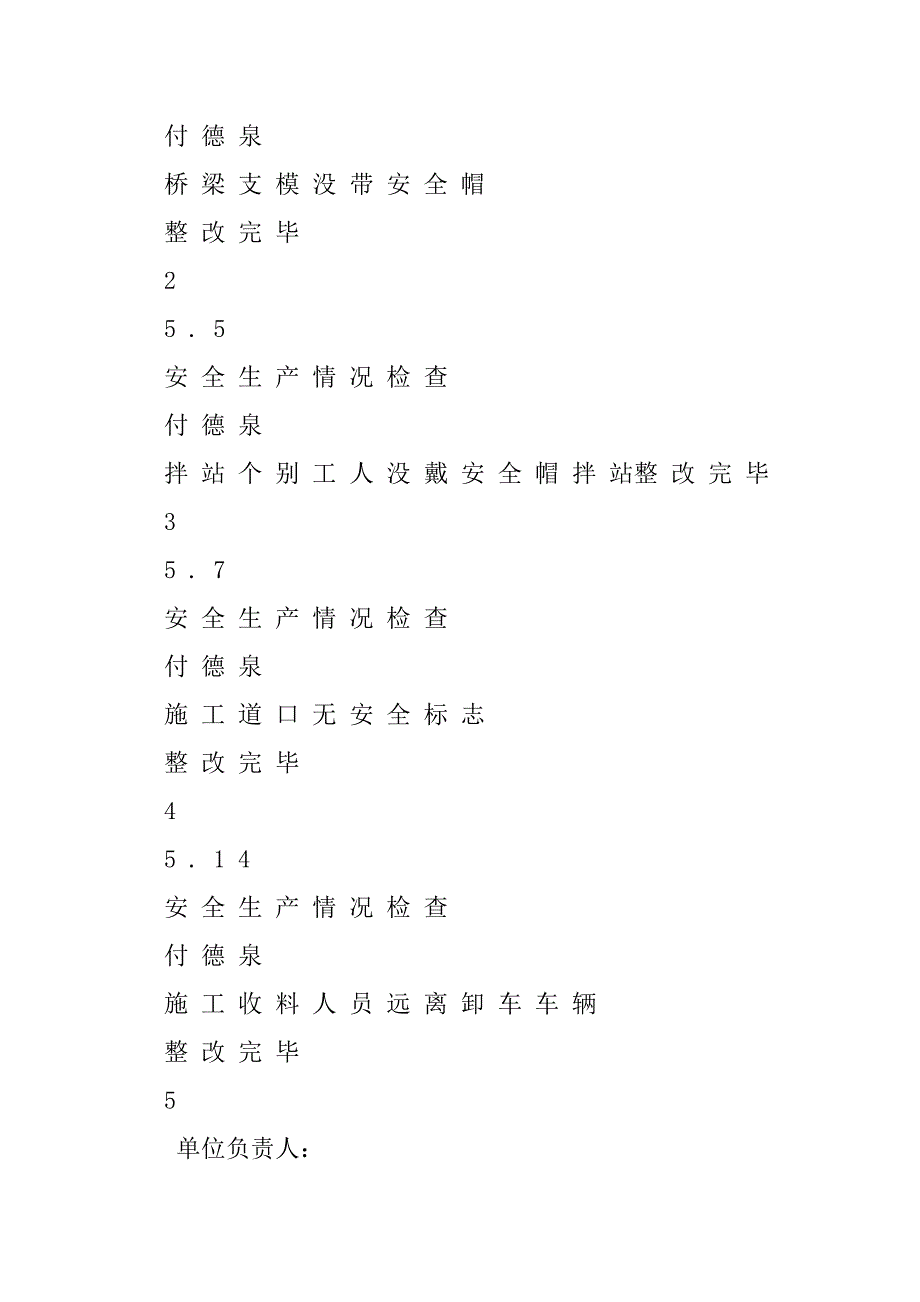 2023年安全生产月报（完整文档）_第4页