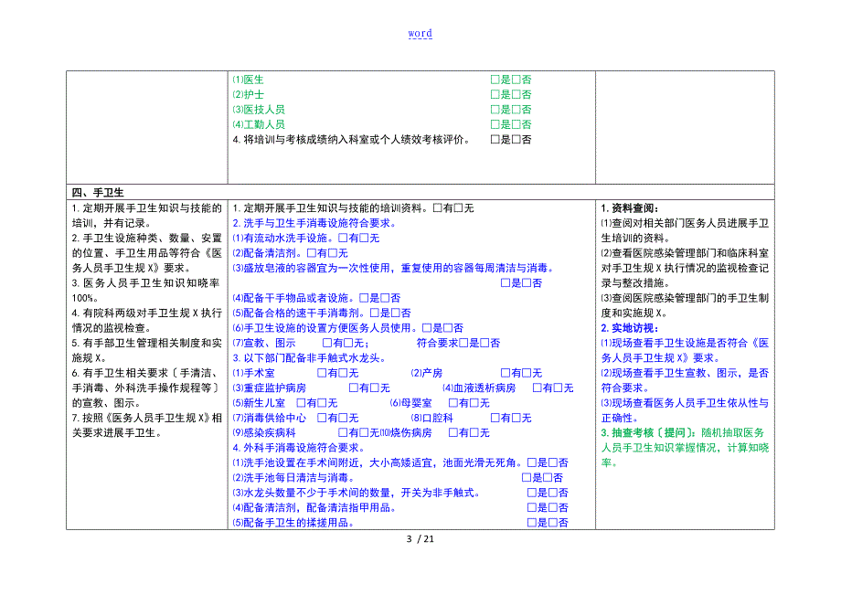 二级专科医院医院感染高质量评价与衡量研究细则_第3页