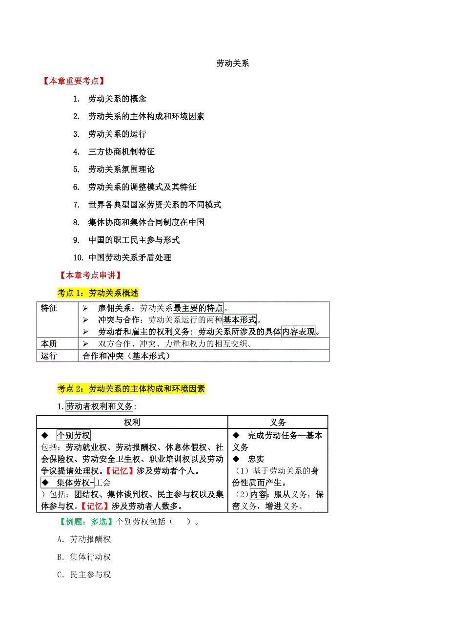 中级经济师之人力劳动关系3_第1页