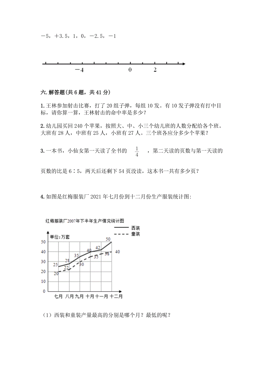 2022春人教版六年级下册数学《期末测试题》附答案(综合题).docx_第4页