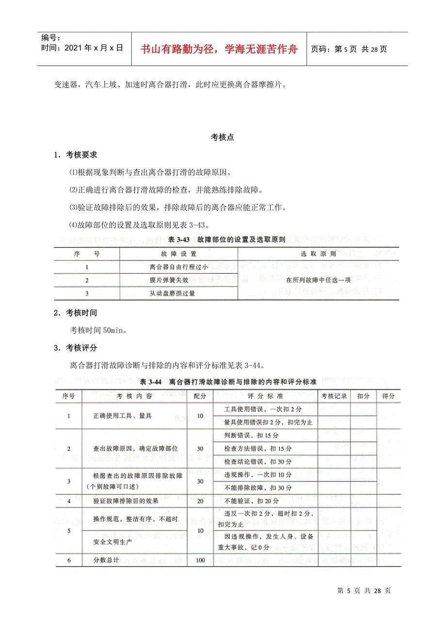 汽车运用与维修高级第二章-国家人才网_第5页