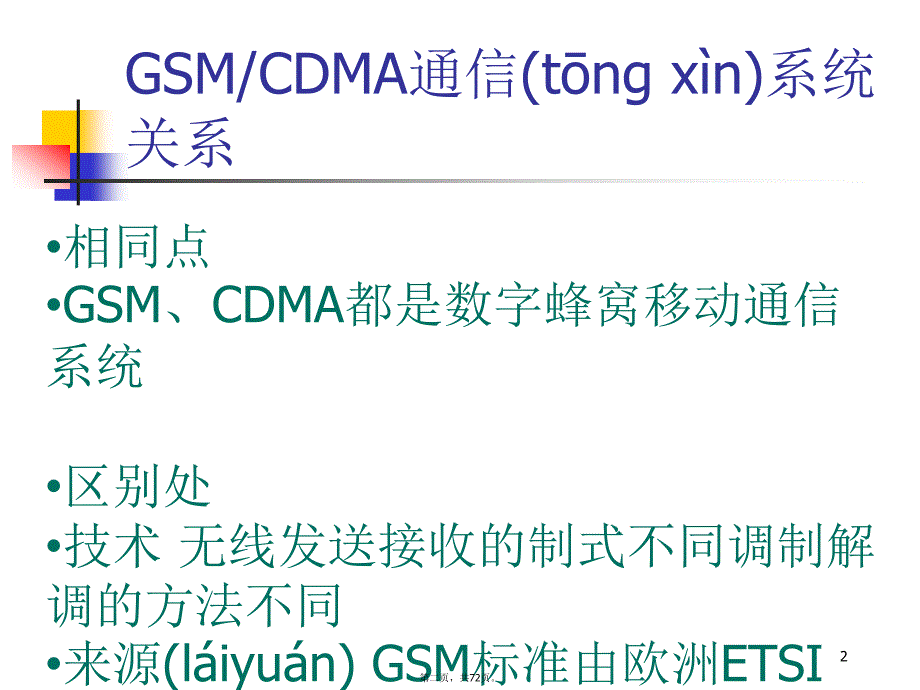 中国蜂窝移动通信网-基本原理实际网络常用概念知识讲解_第2页